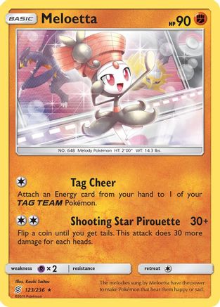 [PKM] Meloetta (123/236) [Sun & Moon: Unified Minds]