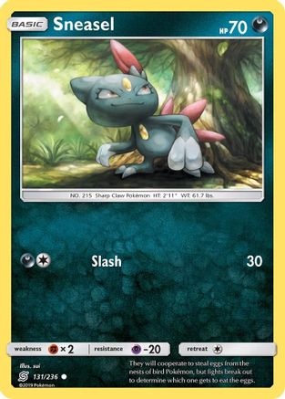[PKM] Sneasel (131/236) [Sun & Moon: Unified Minds]