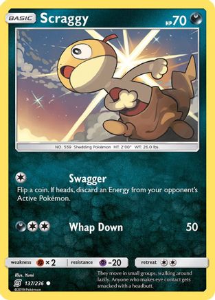 [PKM] Scraggy (137/236) [Sun & Moon: Unified Minds]