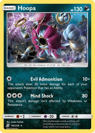 [PKM] Hoopa (140/236) [Sun & Moon: Unified Minds]