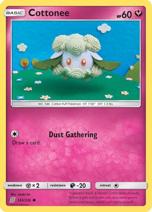 [PKM] Cottonee (143/236) [Sun & Moon: Unified Minds]