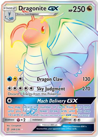 [PKM-R] Dragonite GX (248/236) [Sun & Moon: Unified Minds]