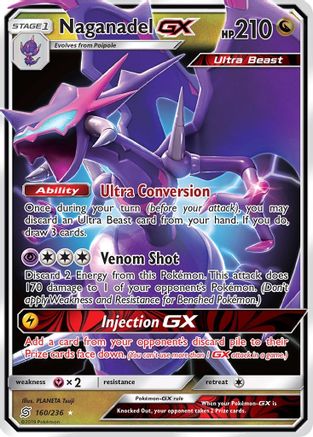 [PKM-R] Naganadel GX (160/236) [Sun & Moon: Unified Minds]