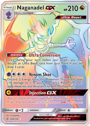 [PKM] Naganadel GX (249/236) [Sun & Moon: Unified Minds]