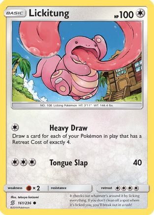 [PKM] Lickitung (161/236) [Sun & Moon: Unified Minds]