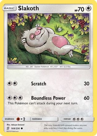 [PKM] Slakoth (168/236) [Sun & Moon: Unified Minds]