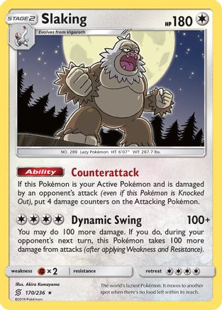 [PKM-R] Slaking (170/236) [Sun & Moon: Unified Minds]
