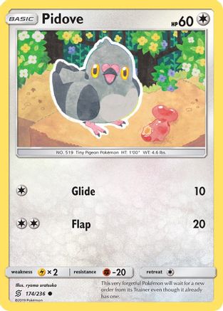 [PKM] Pidove (174/236) [Sun & Moon: Unified Minds]