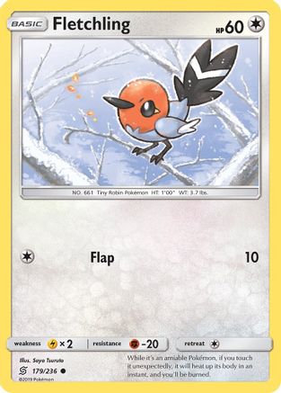 [PKM] Fletchling (179/236) [Sun & Moon: Unified Minds]