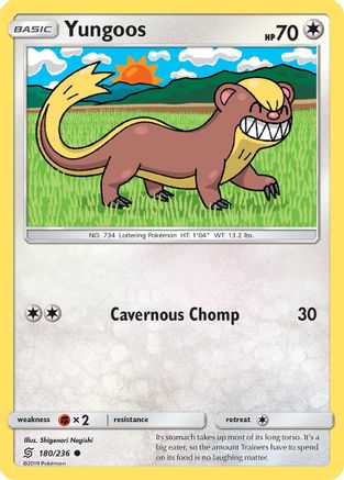 [PKM] Yungoos (180/236) [Sun & Moon: Unified Minds]