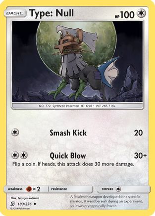 [PKM] Type: Null (183/236) [Sun & Moon: Unified Minds]