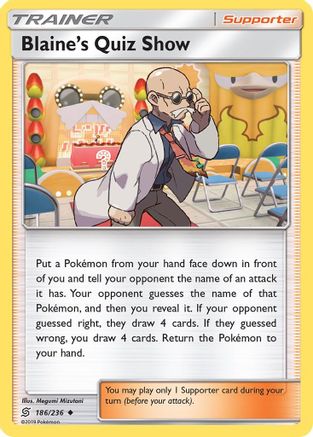 [PKM] Blaine's Quiz Show (186/236) [Sun & Moon: Unified Minds]