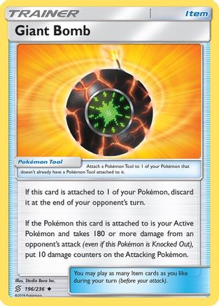 [PKM] Giant Bomb (196/236) [Sun & Moon: Unified Minds]