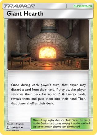 [PKM] Giant Hearth (197/236) [Sun & Moon: Unified Minds]