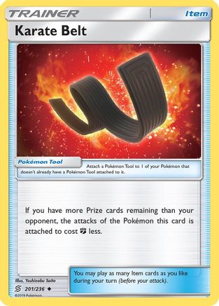 [PKM] Karate Belt (201/236) [Sun & Moon: Unified Minds]
