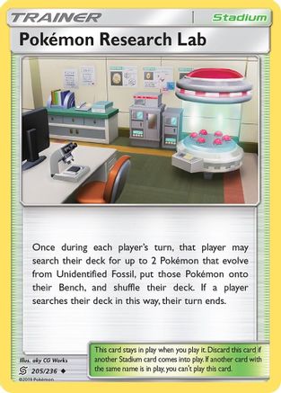 [PKM] Pokemon Research Lab (205/236) [Sun & Moon: Unified Minds]