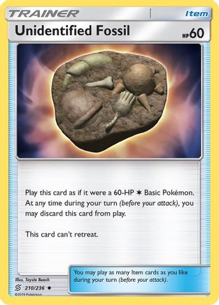 [TR] Unidentified Fossil (210/236) [Sun & Moon: Unified Minds]