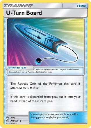 [PKM] U-Turn Board (211/236) [Sun & Moon: Unified Minds]