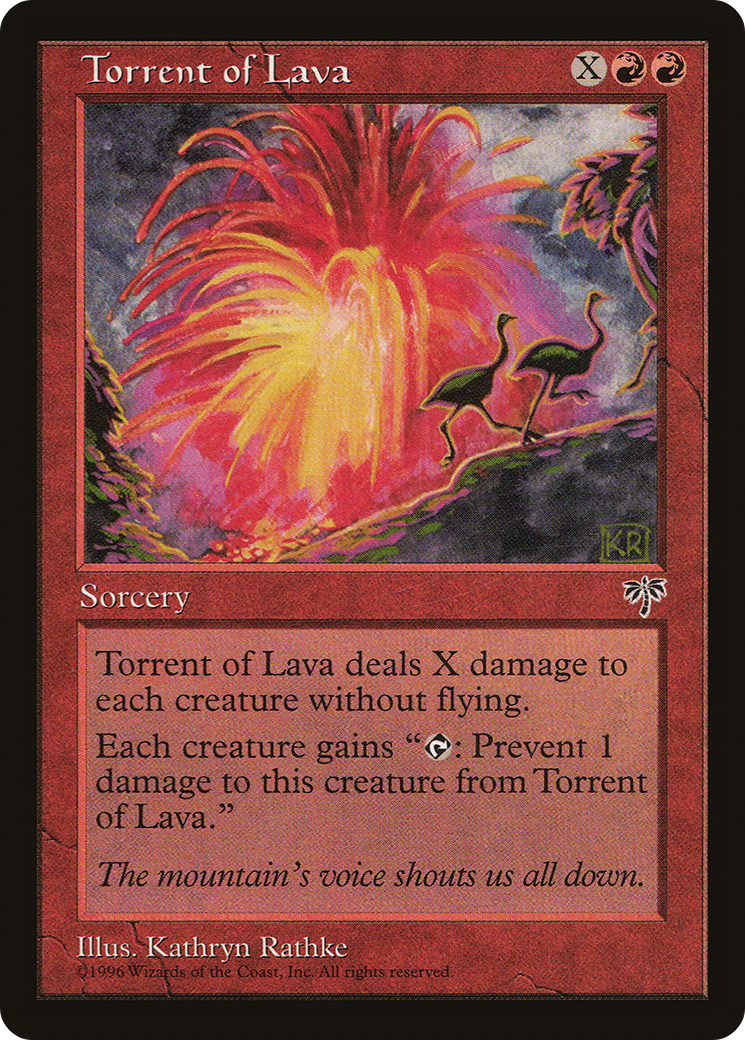 {R} Torrent of Lava [Mirage][MIR 199] - Misty Mountain Games