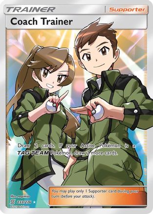[PKM] Coach Trainer (233/236) [Sun & Moon: Unified Minds]