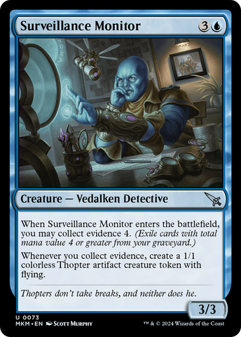 {@C} Surveillance Monitor (b) [Murders at Karlov Manor][BK MKM 073]