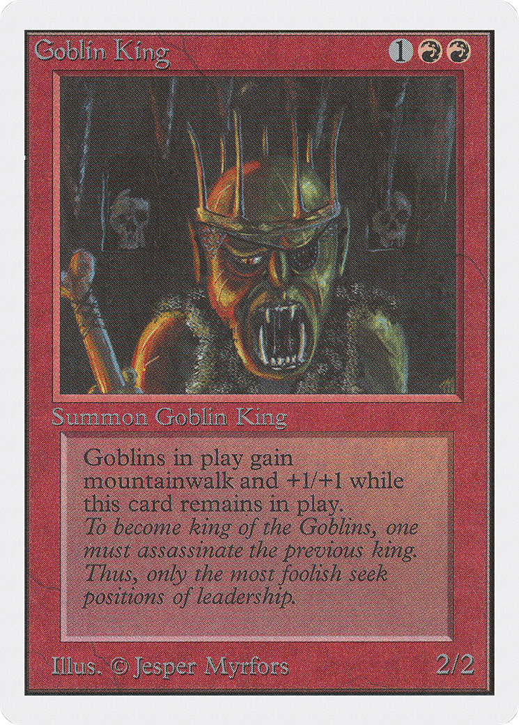 {R} Goblin King [Unlimited Edition][2ED 155] - Misty Mountain Games