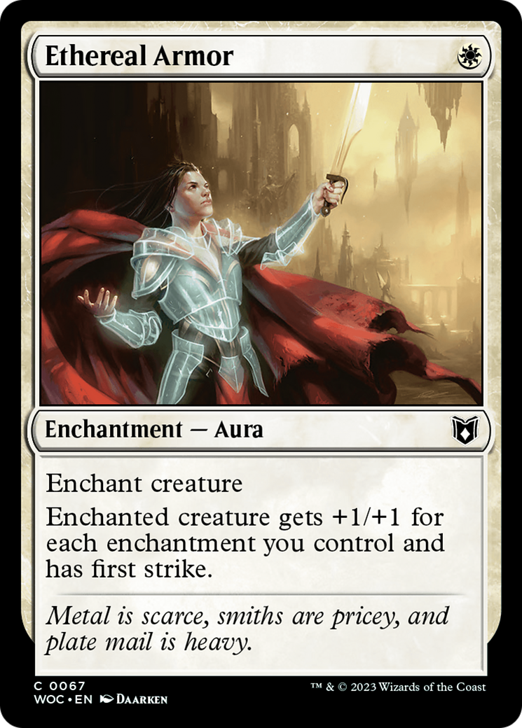 {C} Ethereal Armor [Wilds of Eldraine Commander][WOC 067]