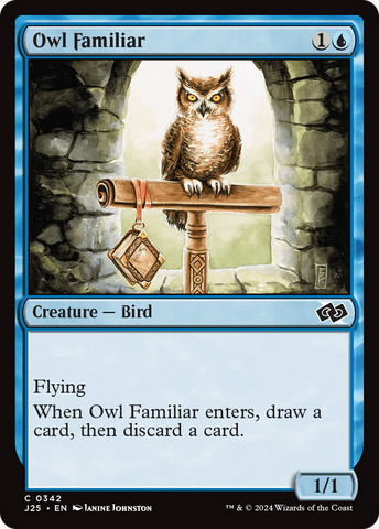 {C} Owl Familiar [Foundations Jumpstart][J25 342]