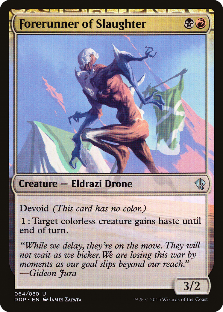 {C} Forerunner of Slaughter [Duel Decks: Zendikar vs. Eldrazi][DDP 064]