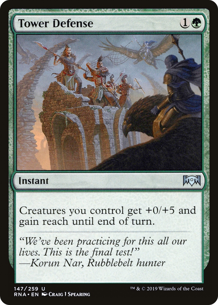 {C} Tower Defense [Ravnica Allegiance][RNA 147] - Misty Mountain Games