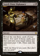 {R} Sword-Point Diplomacy (Promo Pack) [Ixalan Promos][PP XLN 126]