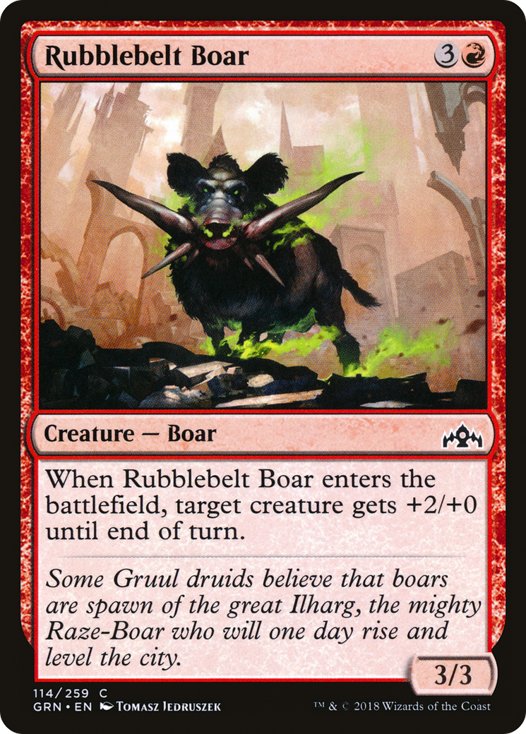{C} Rubblebelt Boar [Guilds of Ravnica][GRN 114] - Misty Mountain Games