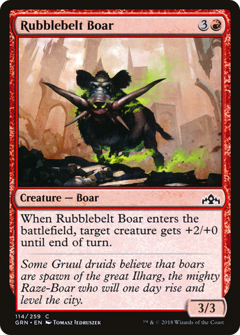 {C} Rubblebelt Boar [Guilds of Ravnica][GRN 114]