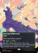 {@@ EOC R} Stirring Wildwood (0174) (Poster) (Galaxy Foil) [Edge of Eternities: Stellar Sights][EOS 174]