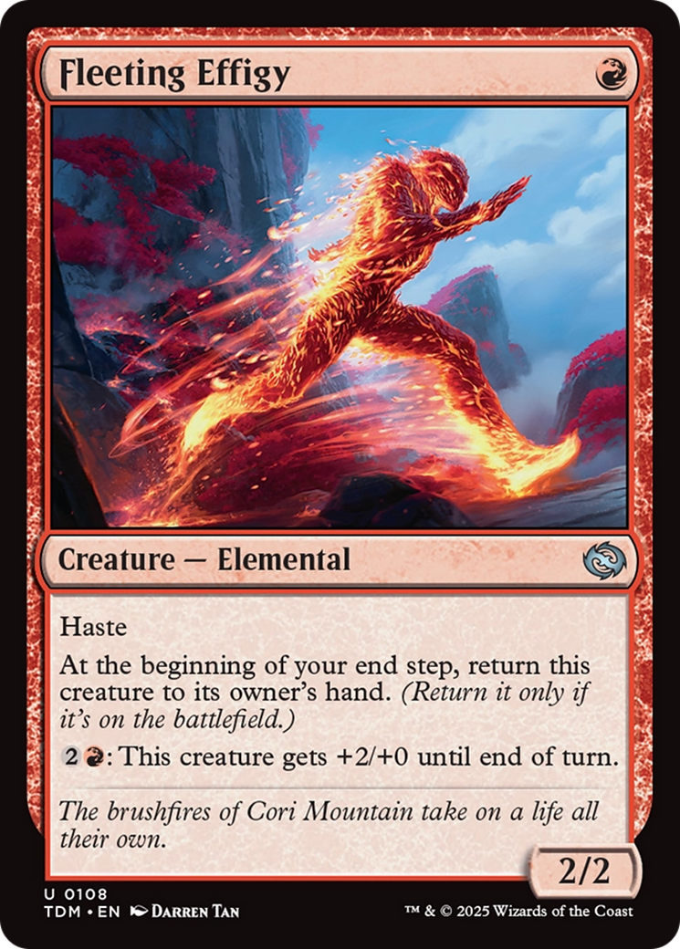 {@C} Fleeting Effigy [Tarkir: Dragonstorm][TDM 108]