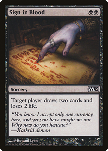 {C} Sign in Blood [Magic 2010][M10 112] - Misty Mountain Games