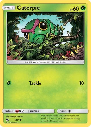 [PKM] Caterpie (1/68) [Sun & Moon: Hidden Fates]