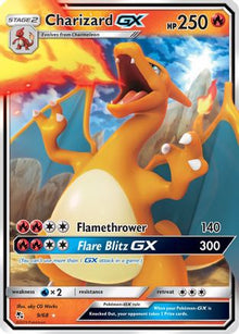 [PKM-R] Charizard GX (9/68) [Sun & Moon: Hidden Fates]
