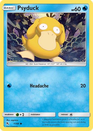[PKM] Psyduck (11/68) [Sun & Moon: Hidden Fates]