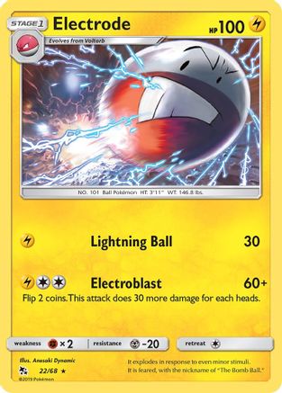 [PKM-R] Electrode (22/68) [Sun & Moon: Hidden Fates]