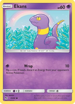 [PKM] Ekans (25/68) [Sun & Moon: Hidden Fates]