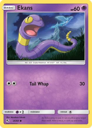 [PKM-C] Ekans (26/68) [Sun & Moon: Hidden Fates]