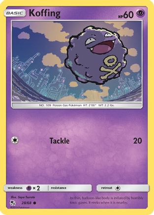 [PKM-C] Koffing (28/68) [Sun & Moon: Hidden Fates]