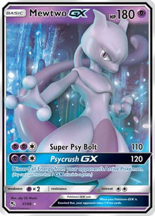 [PKM] Mewtwo GX (31/68) [Sun & Moon: Hidden Fates]