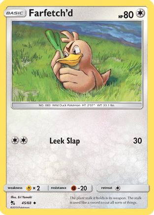 [PKM-C] Farfetch'd (45/68) [Sun & Moon: Hidden Fates]