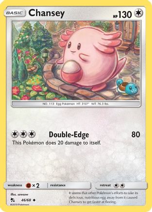 [PKM] Chansey (46/68) [Sun & Moon: Hidden Fates]