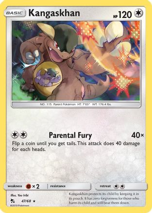 [PKM] Kangaskhan (47/68) [Sun & Moon: Hidden Fates]