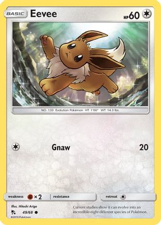 [PKM] Eevee (49/68) [Sun & Moon: Hidden Fates]
