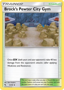[PKM] Brock's Pewter City Gym (54/68) [Sun & Moon: Hidden Fates]