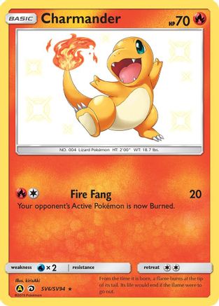 [PKM-R] Charmander (SV6/SV94) [Sun & Moon: Hidden Fates - Shiny Vault]